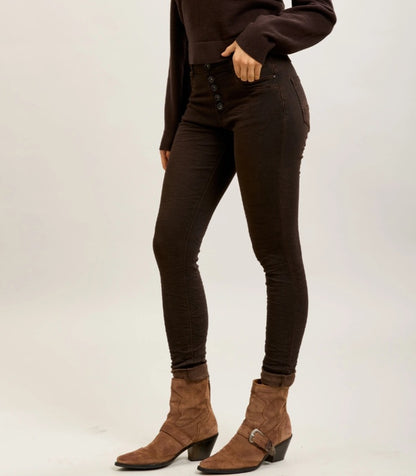 Toxik slim fit jeans med superstretch Brun