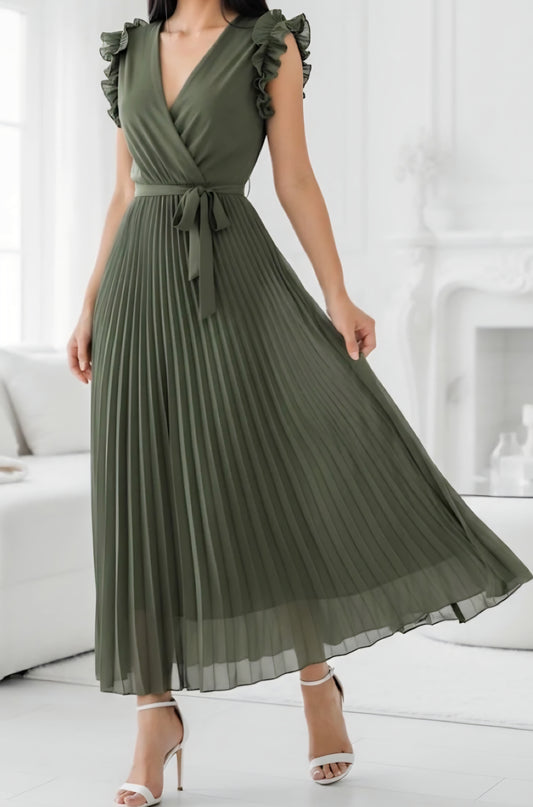 Klänning Melina kahki