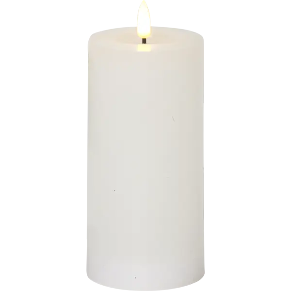 LED Blockljus Flamme 15 cm, Timer