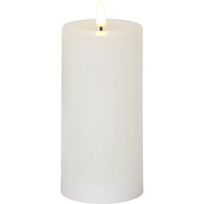 LED Blockljus Flamme 15 cm, Timer