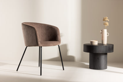 Stol Berit, 2-pack Brun