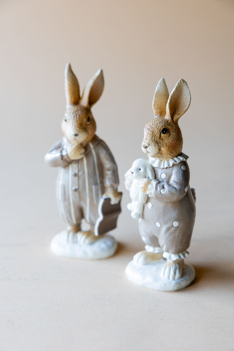 Dekoration Kanin Pyjamas 2-pack, 17 cm