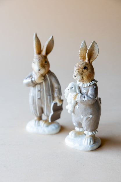 Dekoration Kanin Pyjamas 2-pack, 17 cm