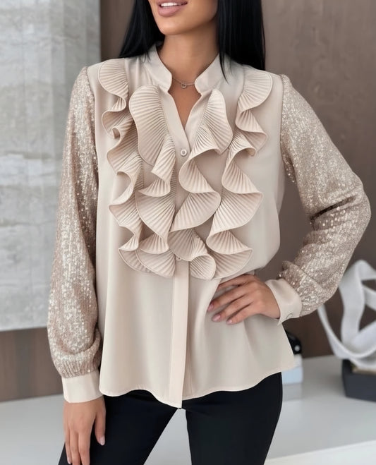 Elegant skjorta  Beige