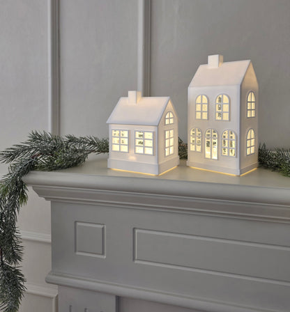 Inomhusdekoration belysning Vinter 22 cm Timer