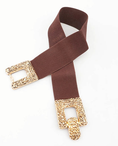 Elastisk midjeband Brun