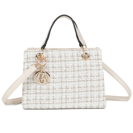 Gallantry tweed väska Beige