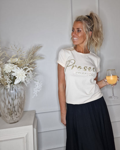 Camiseta Prosecco Beige