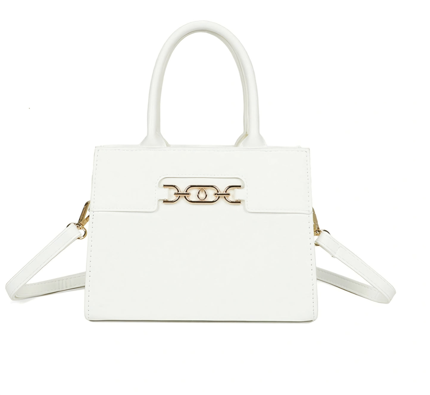 Handväska Spänne Vit
