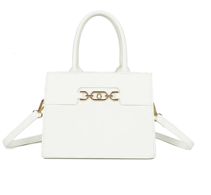 Handväska Spänne Vit