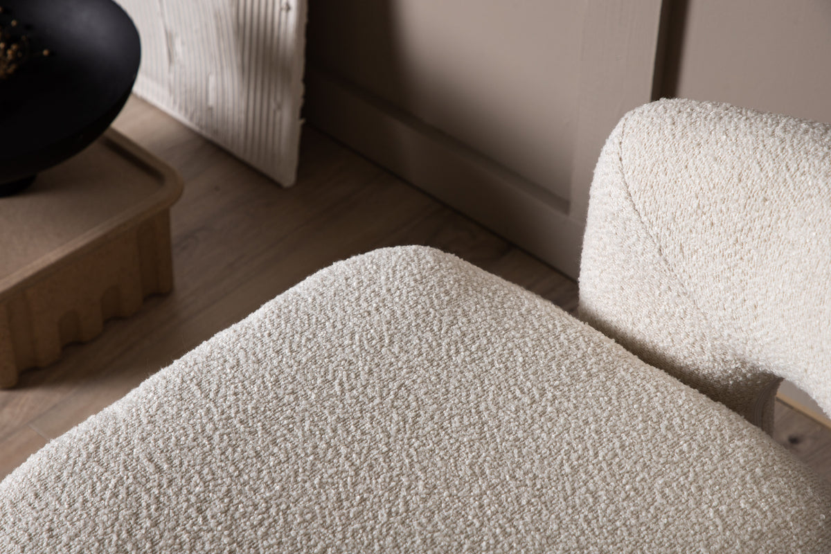 Fåtölj Laurel offwhite boucle