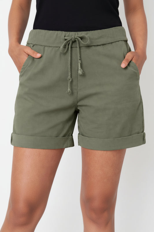 Magiska shorts Kahki