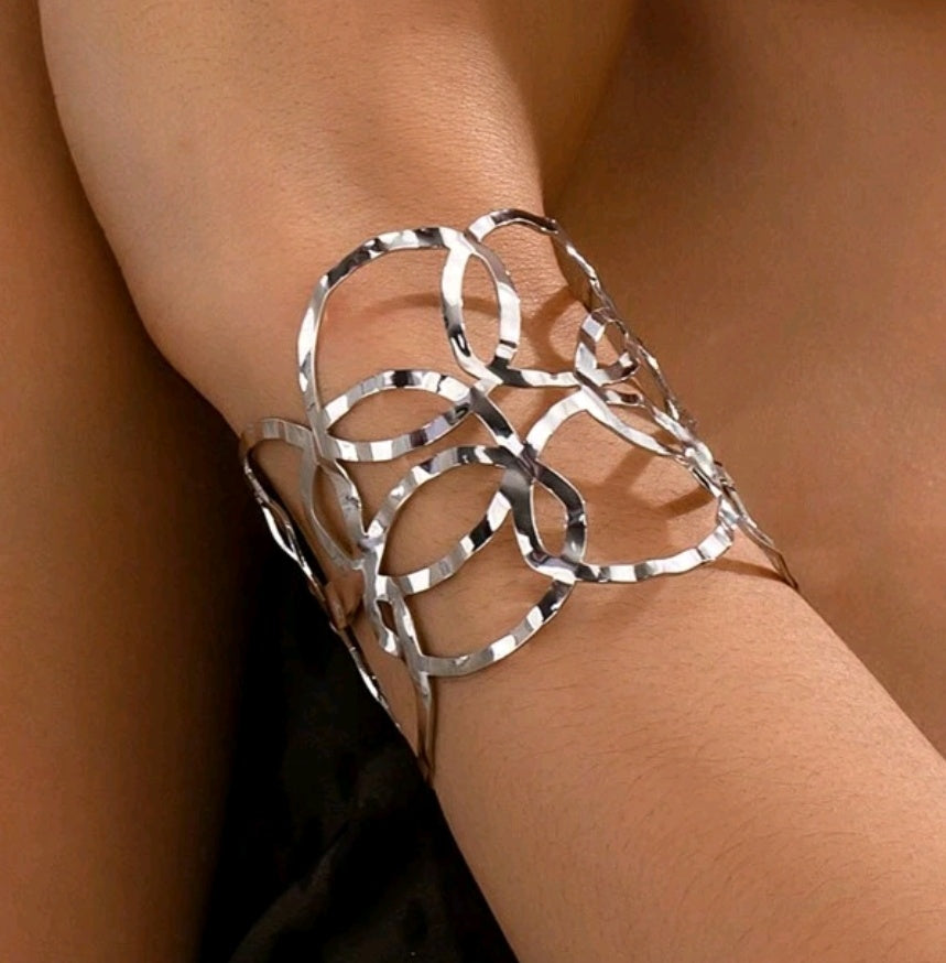 Armband silver ringar