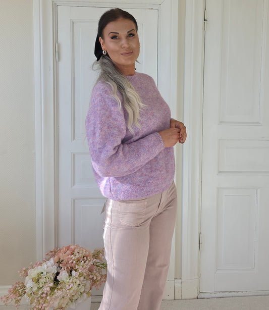 Malina långärmad tröja Lila