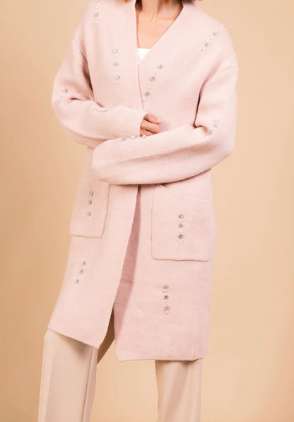 Cardigan Rosa Mysig