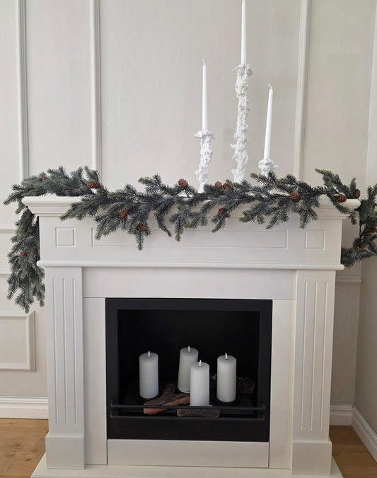 Grangirlang med frost 190 cm