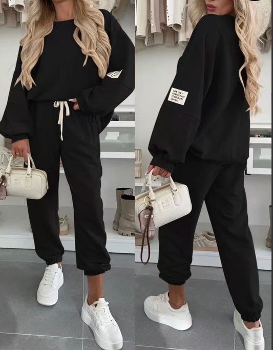 Oversize-set Svart