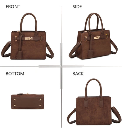 Gallantry mockahandväska Brun