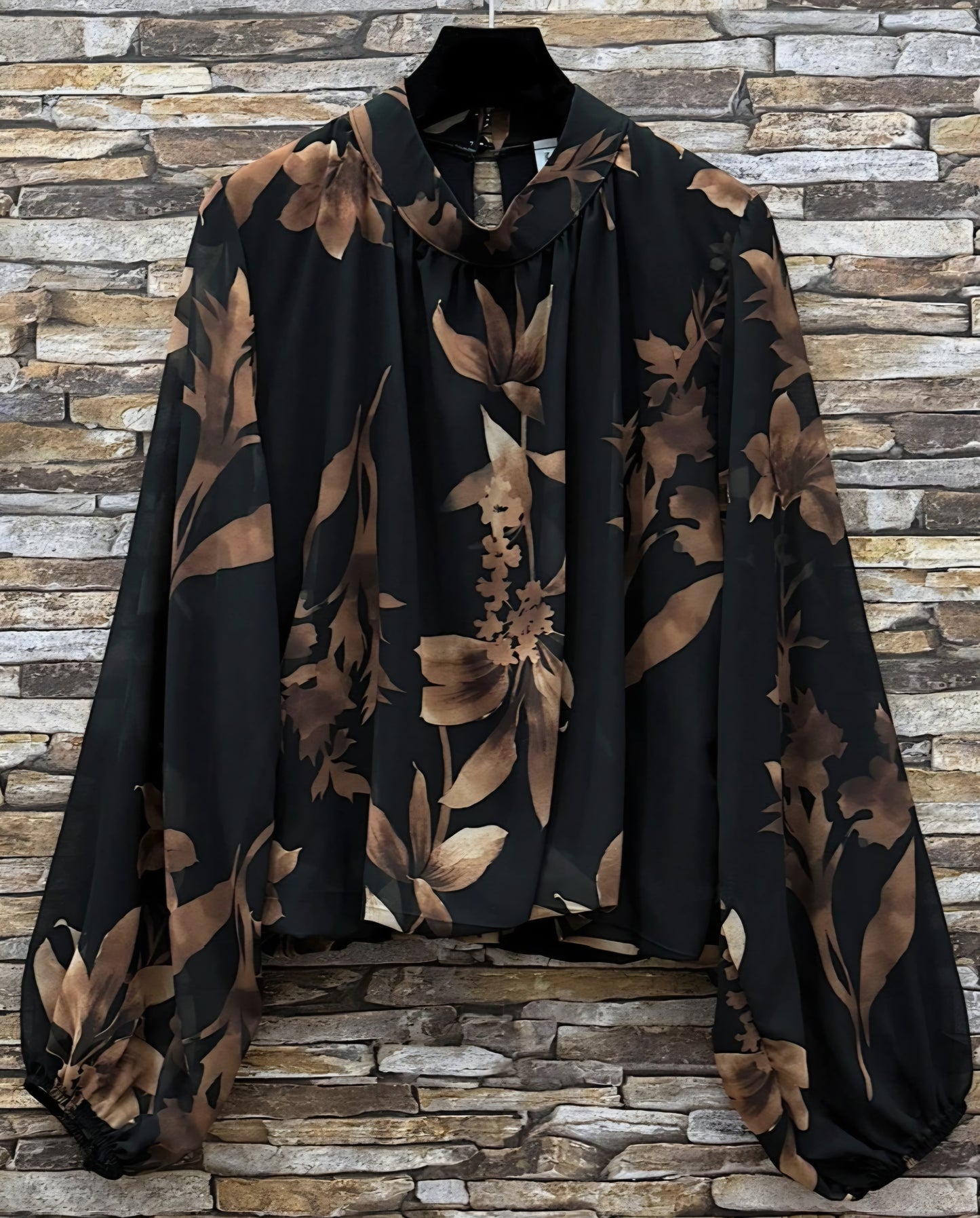 ANALLA-blus Svart