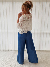 Ladda upp bild till gallerivisning, Byxor Jeanslook Lyocell Mörk
