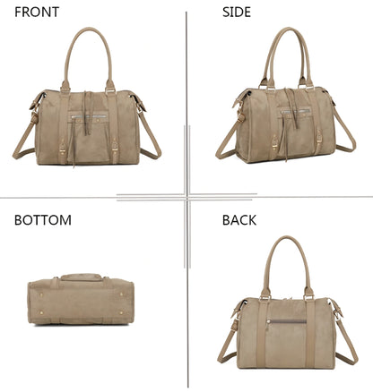 Gallantry tote-väska i mocka Beige