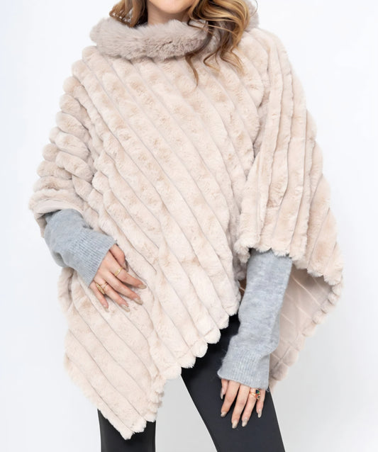 Poncho Beige