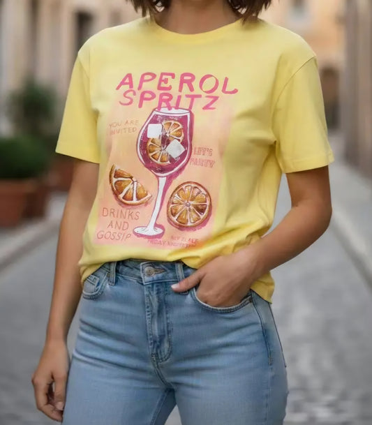 Aperol Spritz T-shirt Gul