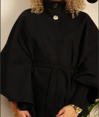 Poncho Kappa Elle Svart