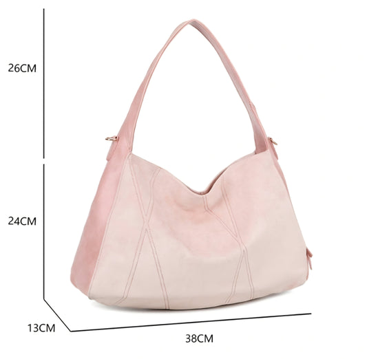 Gallantry Stor Mockahandväska Rosa