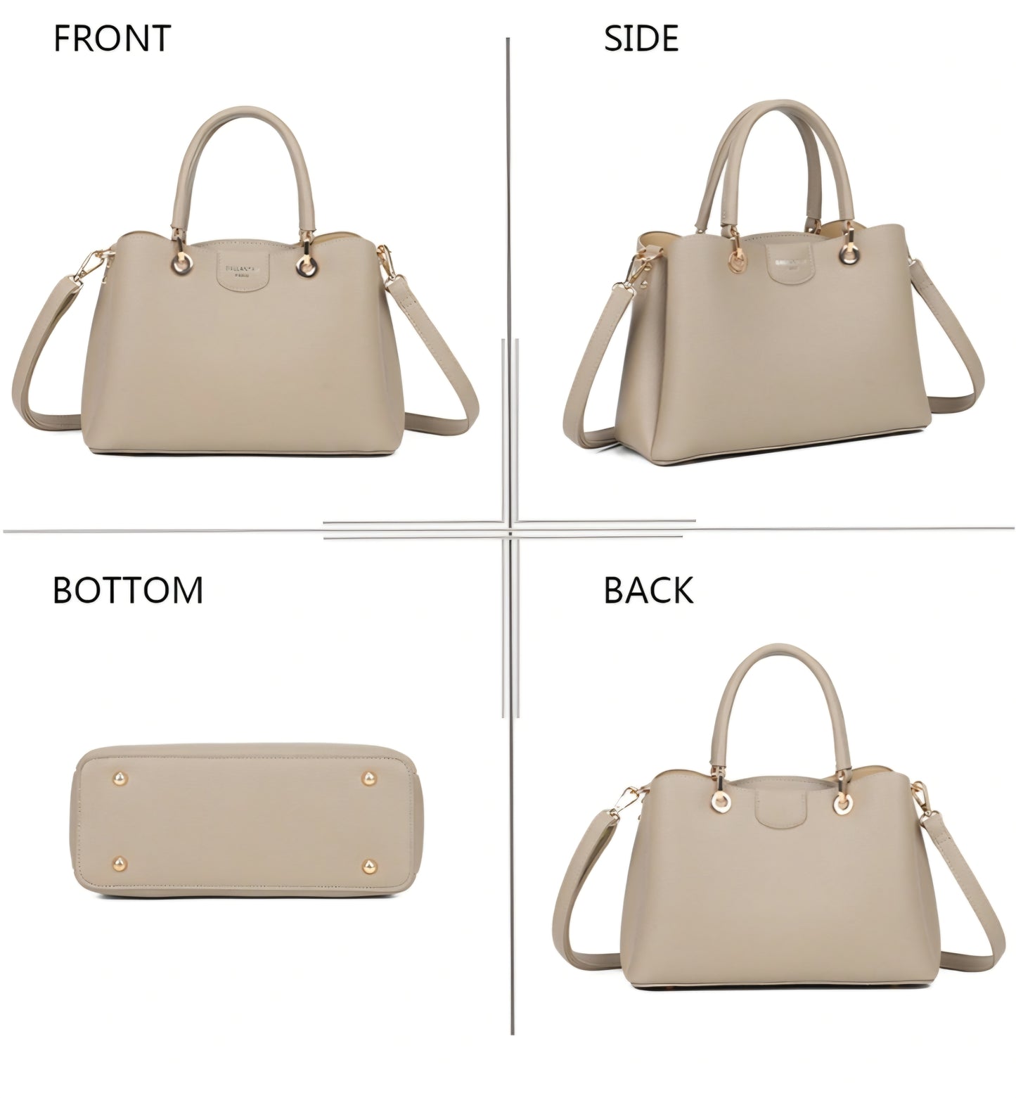 Handväska Taupe