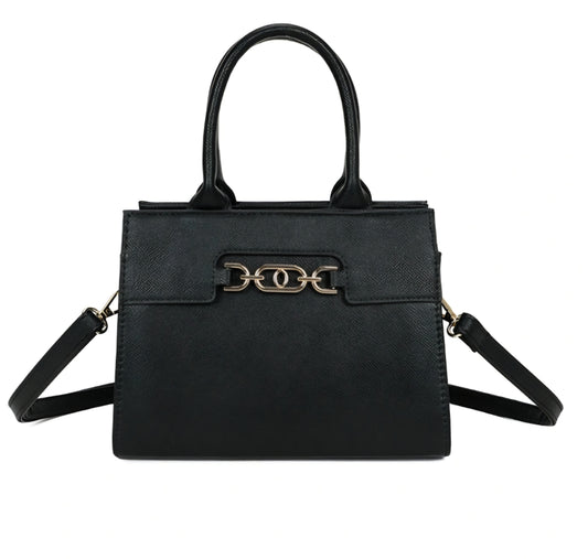 Handväska Spänne Svart