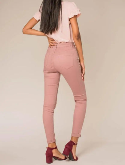 Stretchiga jeans skinny Gammelrosa