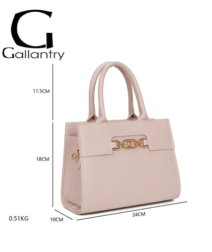 Handväska Spänne Rosa