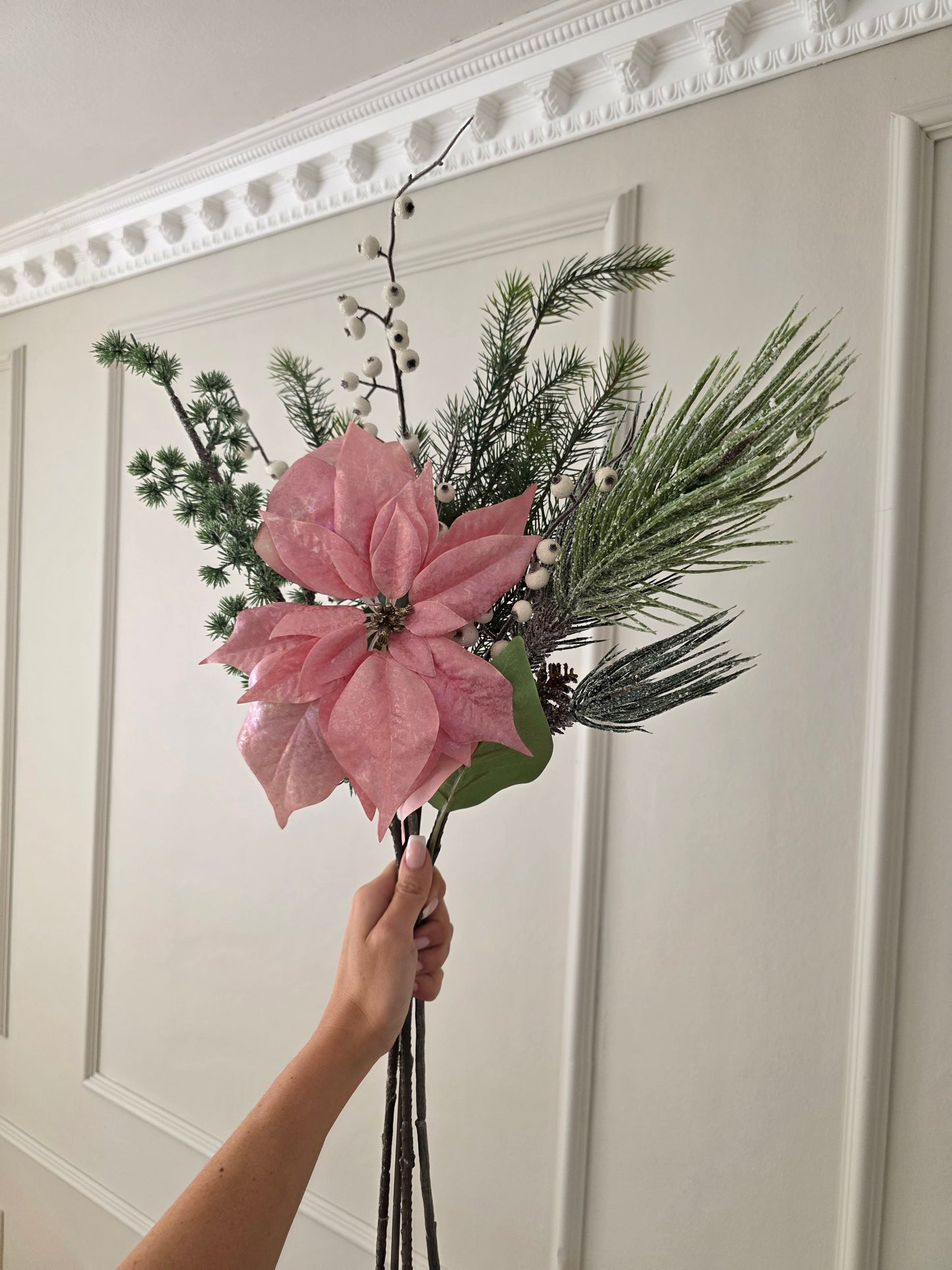 Julstjärna Rosa Shimmer 70 cm