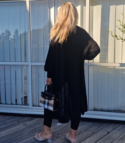 Cardigan lång Penny Svart