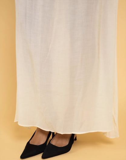 Kjol Rebecca Offwhite