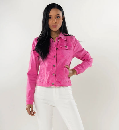 Klassisk stretch jeansjacka Cerise