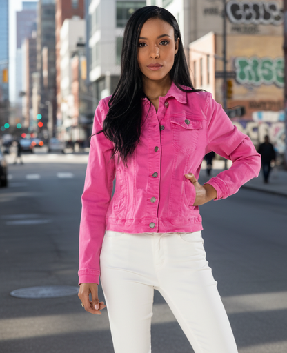 Klassisk stretch jeansjacka Cerise