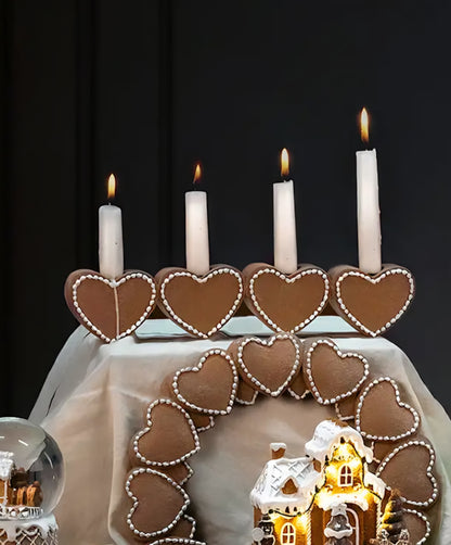 Ljusstake Pepparkakor 35 cm