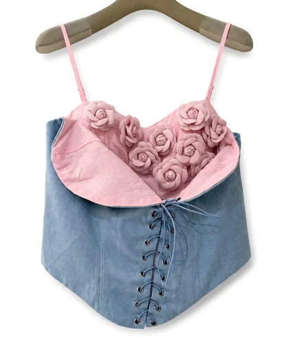 Rosettkorsett Rosa