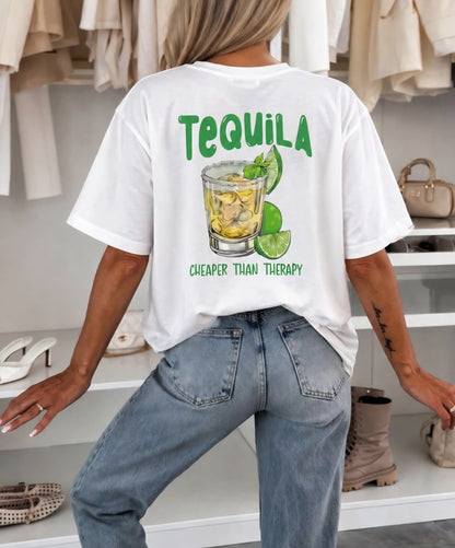Bomulls-t-shirt med tryck Green