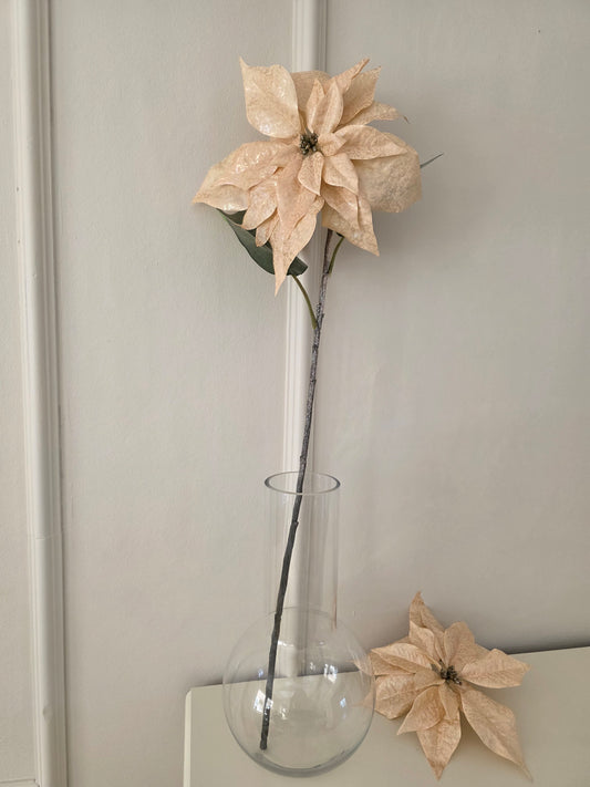 Julstjärna Champange Shimmer 70 cm