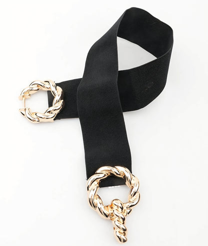 Elastisk midjeband Svart