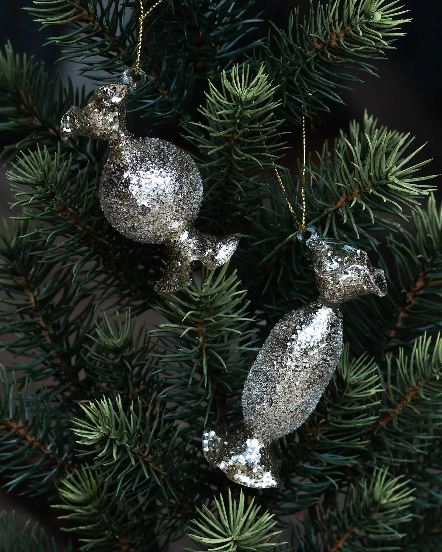 Hänge Karamell Glitter 4-pack
10 cm