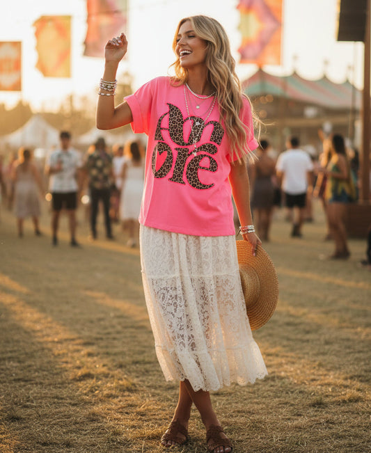 T-shirt Amore Rosa