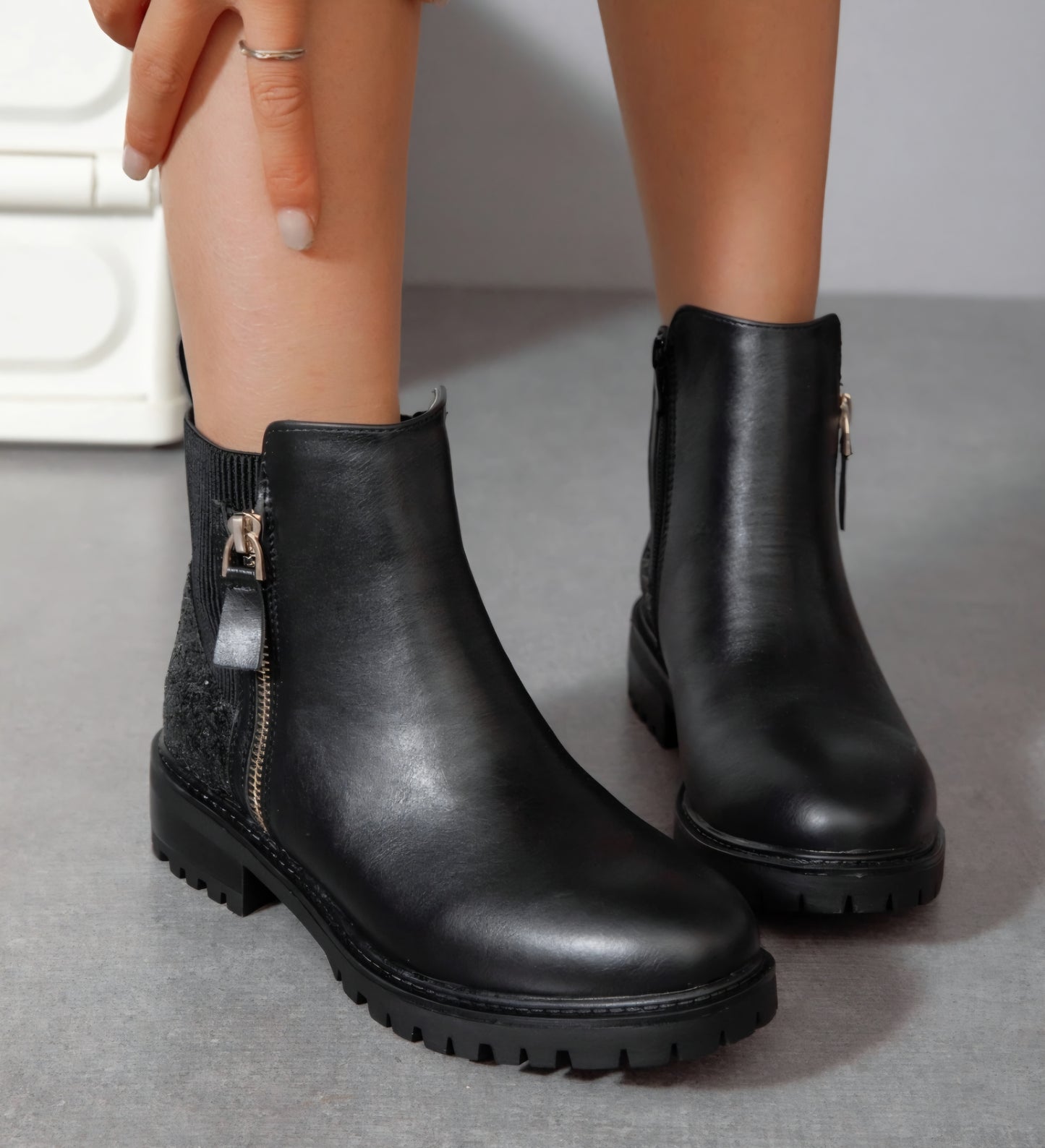 Ankelboots Milano Svart