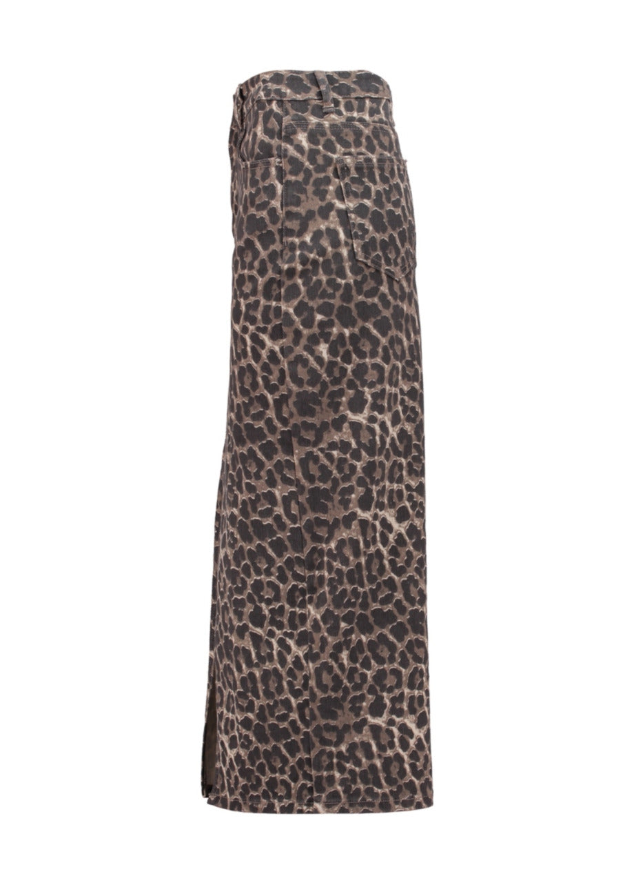 Jeanskjol leopard Palina