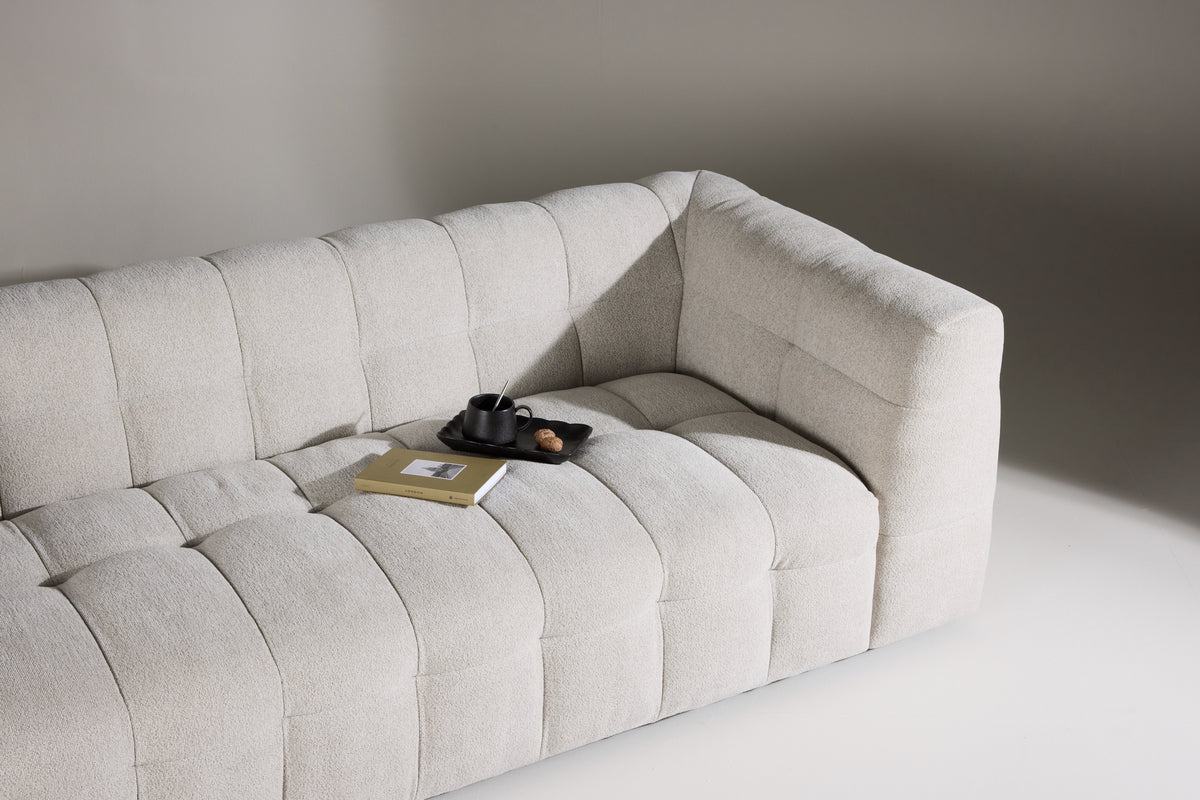 Soffa 3-sits Malou, 238 cm Greige