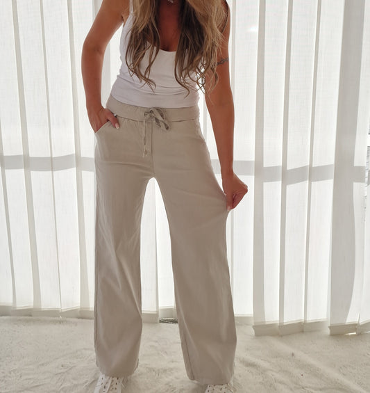 Pantalón milagro liso Negro