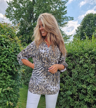 Ladda upp bild till gallerivisning, Leopard skjorta Brun
